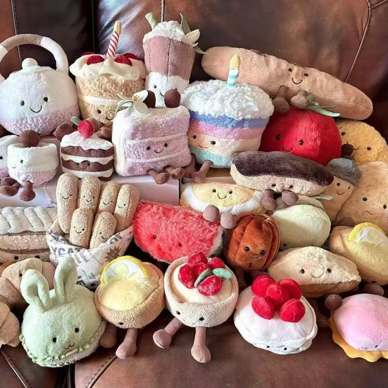Fun cake doll dessert jc food series doll creative simulation plush toy wedding doll