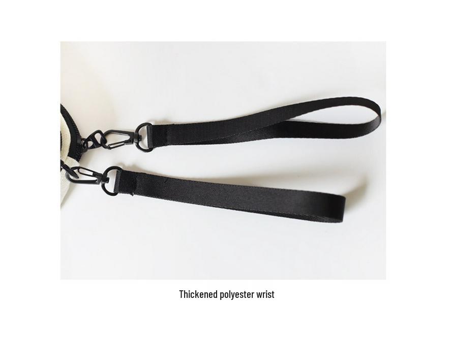 Korean Style Canvas Wrist Wallet: Simple, Portable Card Holder for Students