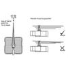 DIY Pendulum Quartz Clock Movement Mechanism with Metal Hands for Accurate Repair or Replacement of Wall Clock Mechanisms