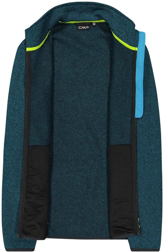 CMP Man Fleece Jacket (32H2147) Мужская трикотажная куртка kaki/nero/acido