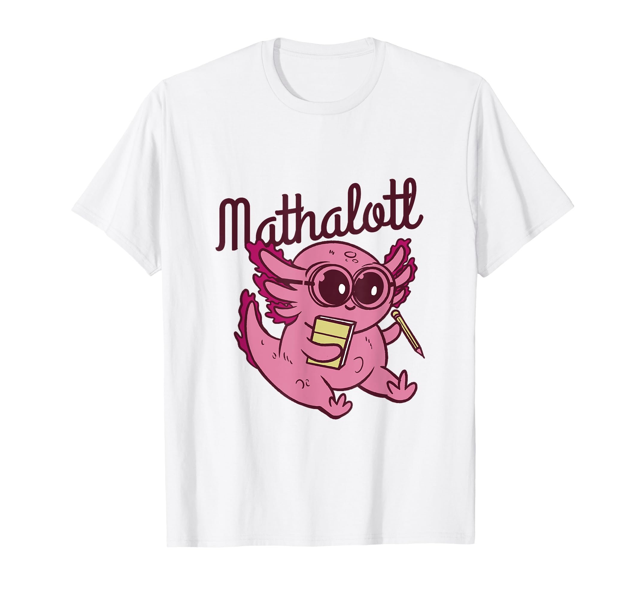 

Playful axolotl math Mathalot T-shirt