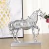 Resin Horse Statue Sculptures Decorative Animal Figurines Tabletop Ornament Symbols Wealth Career Home Decorations
