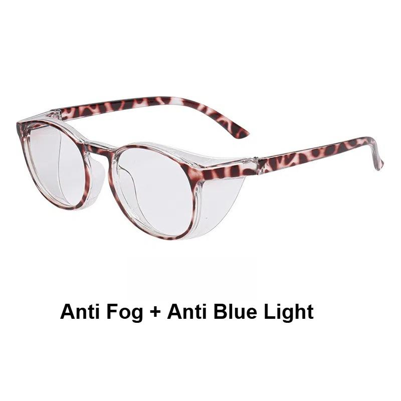 Safety Glasses Goggles for Women Nurses Protective Eyewear,Anti Fog Safety Goggles Anti Fog + Anti Blue Light