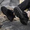 Outdoor men's mountaineering shoes wear-resistant climbing field training couple women's sports shoes low-top new models