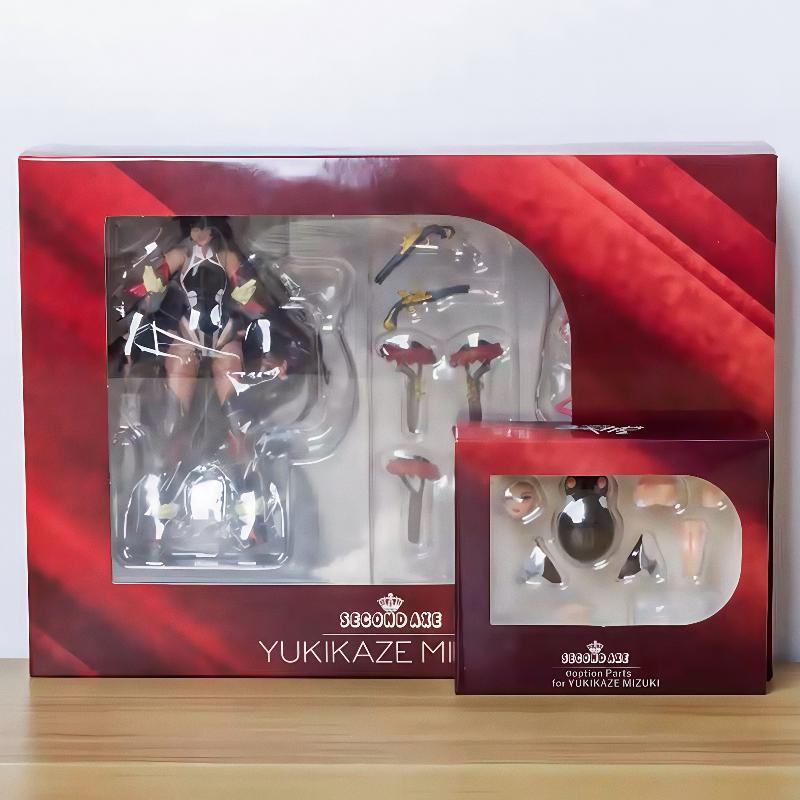 Second Axe 16cm Taimanin Mizuki Yukikaze Pregnant Belly Version Action Figure Movable Joint Replaceable Parts Anime Collectibles