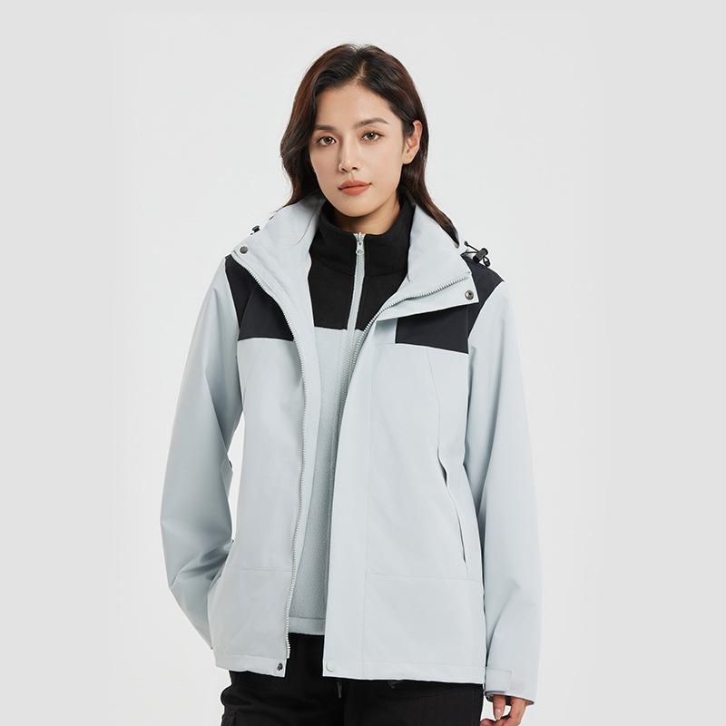 New Three-in-one Stormtrooper Men Outdoor Windproof Waterproof Two-piece Winter Coat Women's Stormtrooper