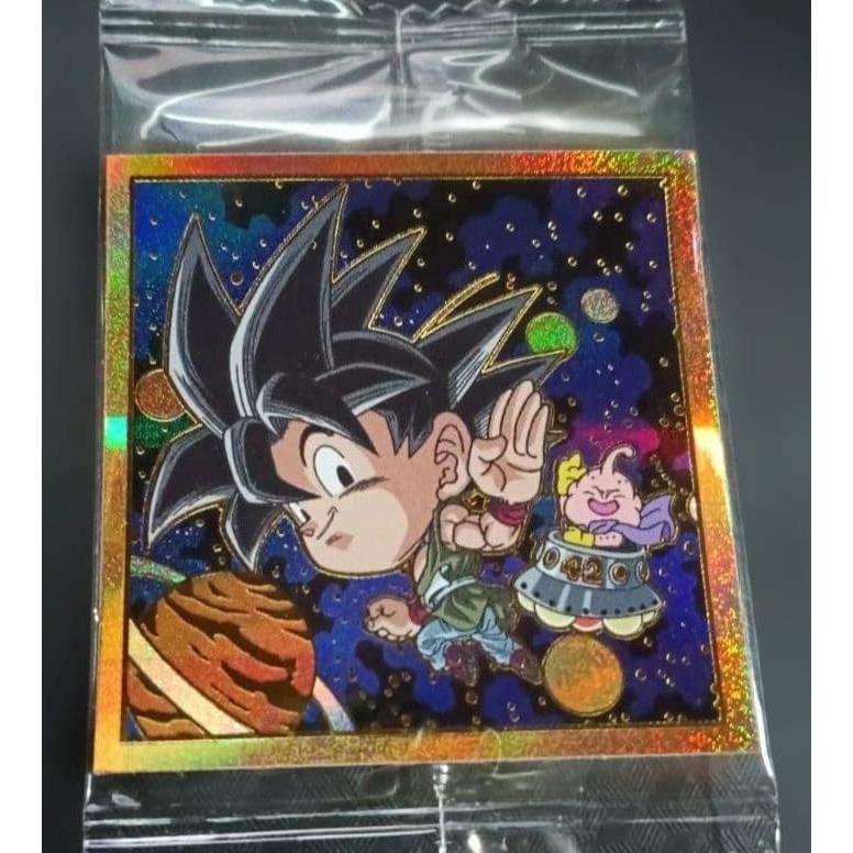 Super Warrior Seal Wafer Super Memories of Fierce Battle Bye Bye Dragon World Goku