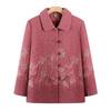 Middle-Aged Women's Floral Autumn Jacket