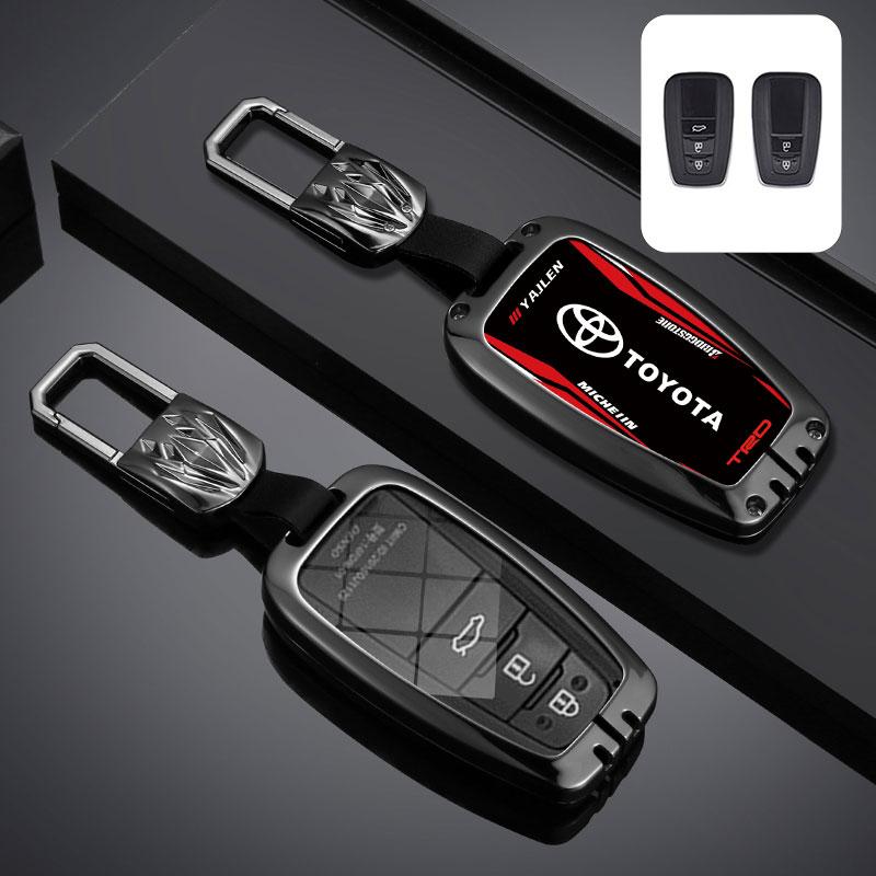 Custodia Portachiavi Auto in Lega di Zinco Stile Sportivo Calda Per Toyota CHR Camry Corolla RAV4 Highlander C-HR Prius Land Cru
