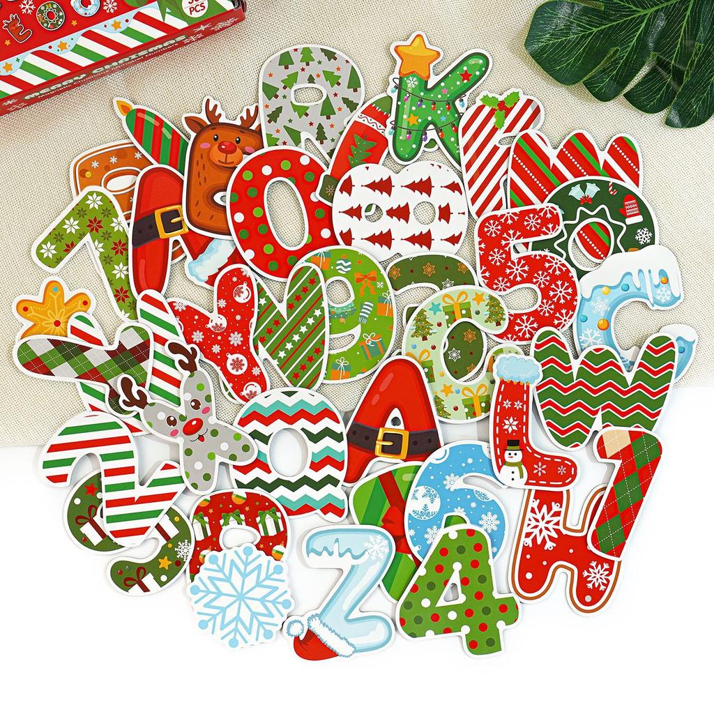 'S Learning Magnets Educational Christmas Refrigerator Sticker Christmas Fridge Magnet Rubber Decorative Fridge Magnet