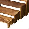 4Pcs Wooden Display Riser Stand Rustic Shelf for Men Women Perfume Organizer Dessert