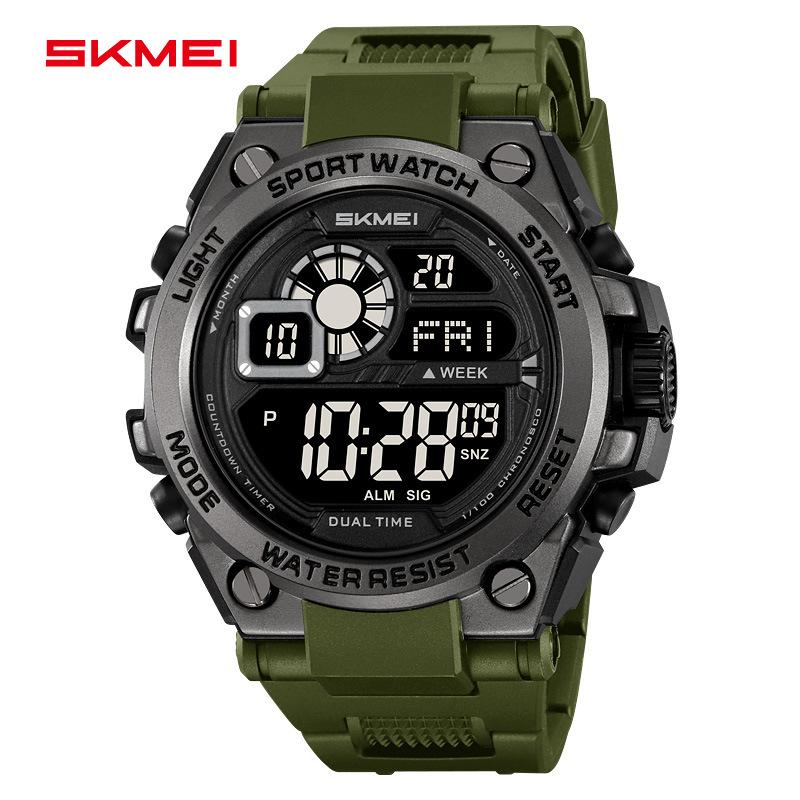 Electronic watch Sports multi-function student alarm clock Electronic watch Men's casual waterproof watch