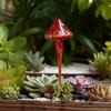 Flower Watering Device Colored Glass Watering Tool Self Watering Glass Mushroom Plant Device Uv Resistant Automatic for Plants