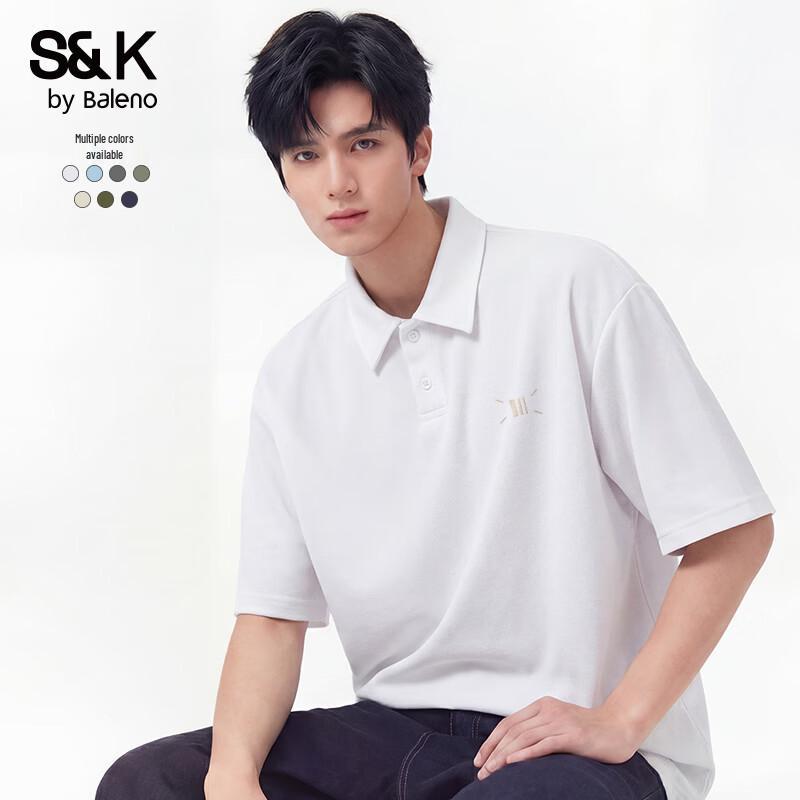 Baleno Men s S&K Series Waffle Knit Polo Shirt 4XL