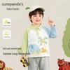 Kaka Panda Kids' Long-Sleeve Polo Shirt - Baby & Children's Spring Layer Tops