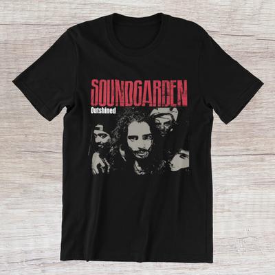 SOUNDGARDEN T-Shirt 90er Amerikanische Alternative Rock Band auf Ringgesponnenem Baumwoll-T-Shirt