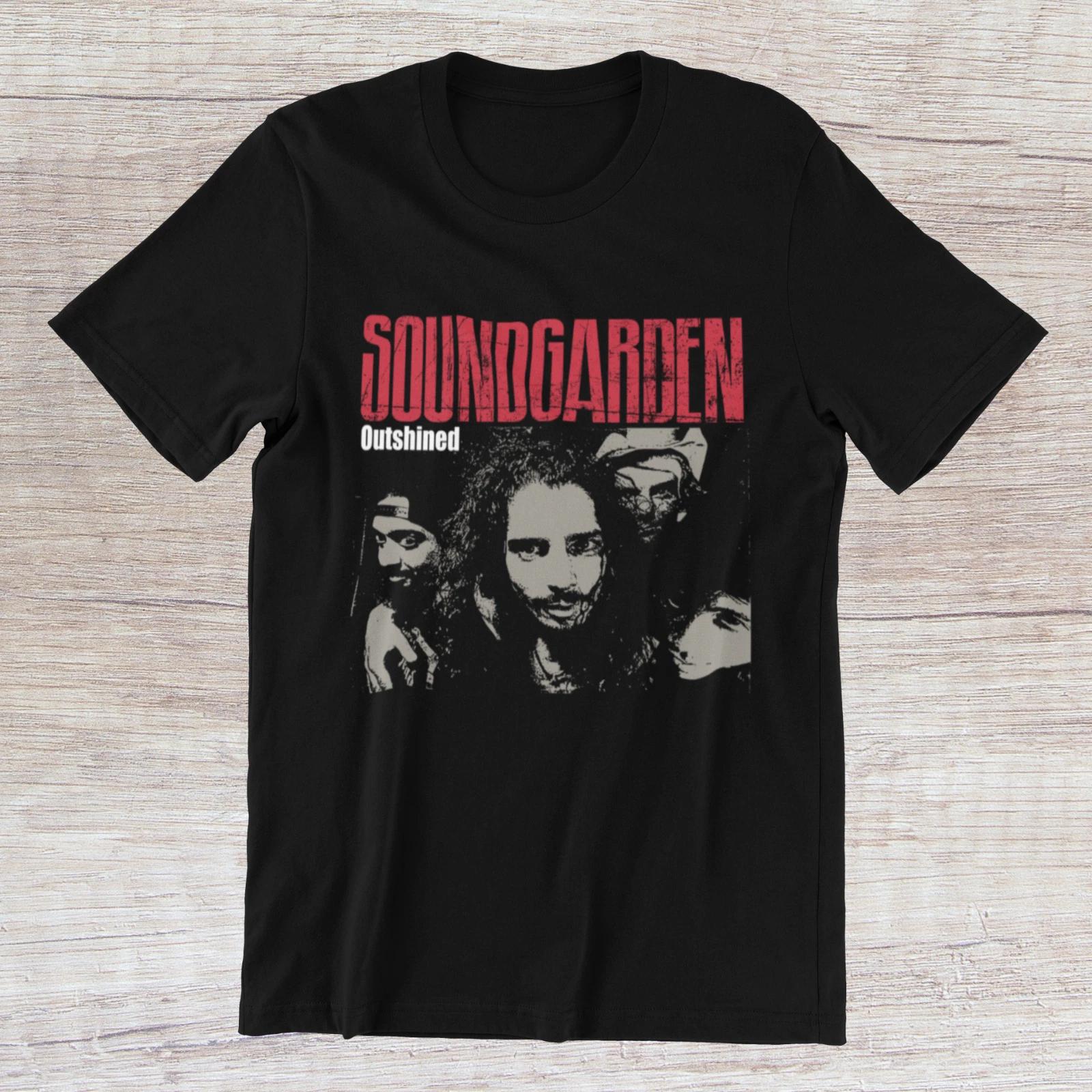 Футболка SOUNDGARDEN 90-х Американская Альтернативная Рок-Группа на Хлопковой Футболке 2XL
