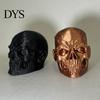 Část pro úpravu vozidla Kryt tažného zařízení Lebka, Univerzální tažná koule 3D tištěný Prachový Tvrdý Styl Krytka nářadí nákladního vozidla s texturou prasklin,