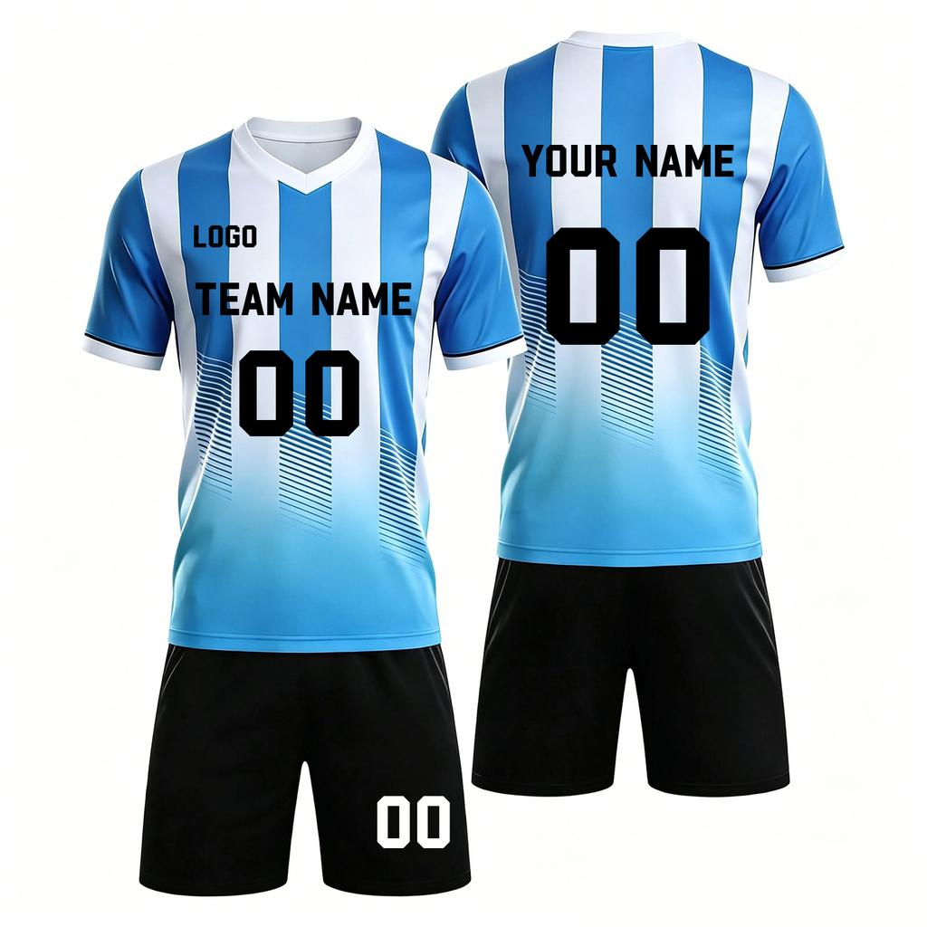 Personalised Shirts Kit Mens Girls With Name Number Custom Football Jerseys For Boys Training Suit