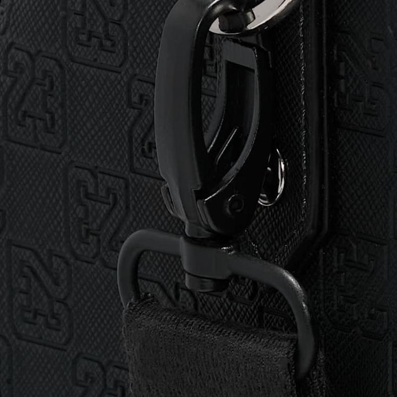 Jordan Monogram Polyurethane Travel Bag 40L Unisex Black Jordan HV1614-045