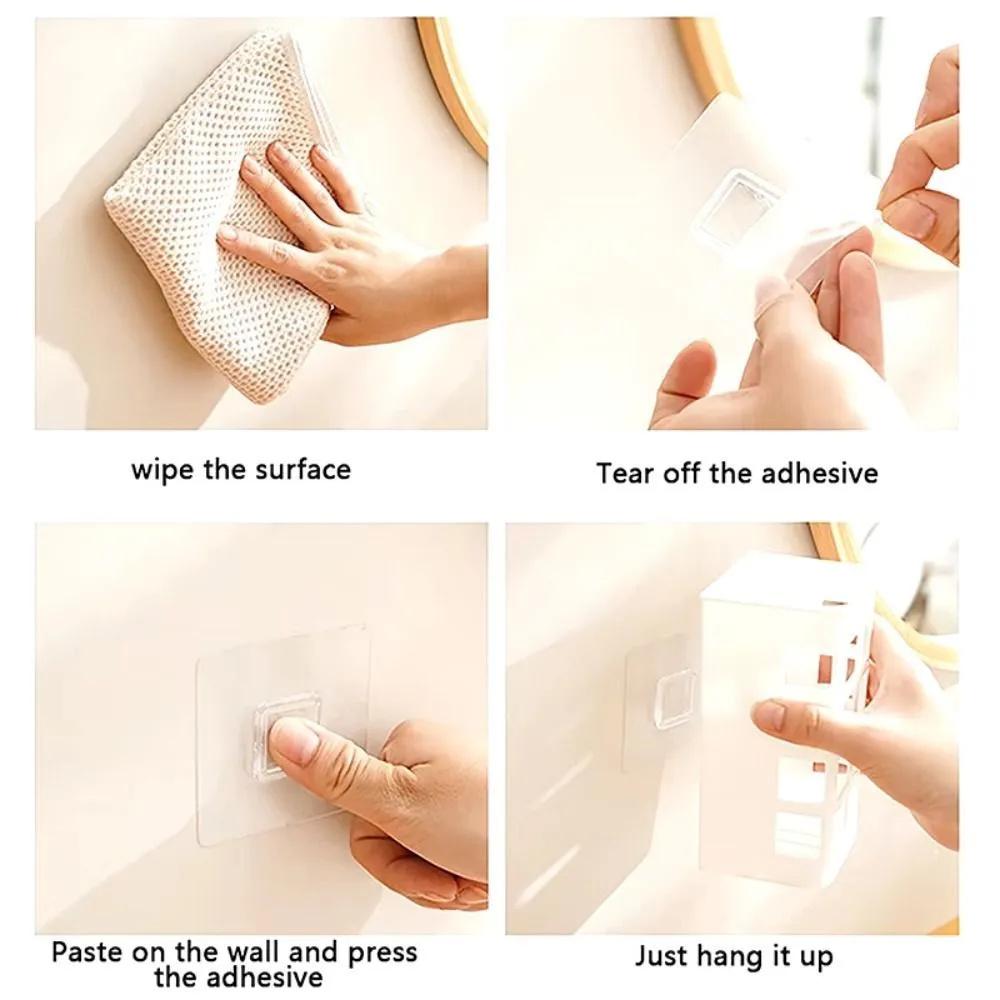 Plastic Storage Holder Organizer for Hair Styling Tools Curling Iron Comb Stand Bathroom Countertop Storage Box with Ventilation Holes