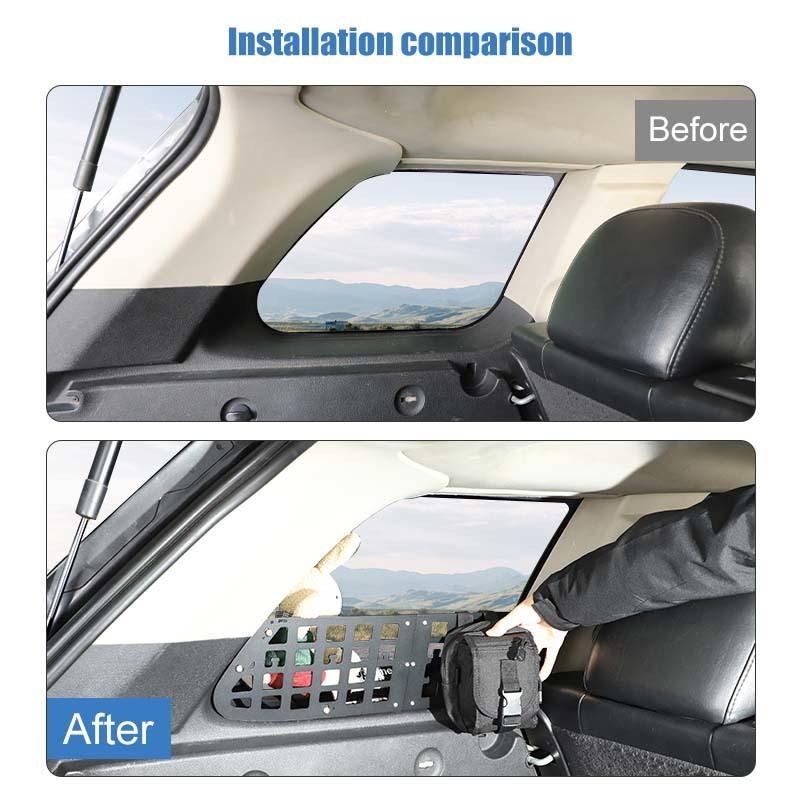 Car Trunk Side Window Storage Fence Bracket Shelf Fit For Jeep Grand Cherokee 2007-2010 Car Interior Accessories