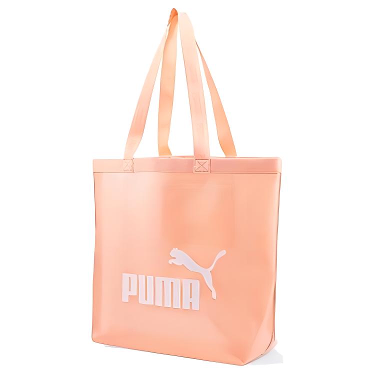 New PUMA Cow Leather Handbag Regular Women's Orange 078871-02