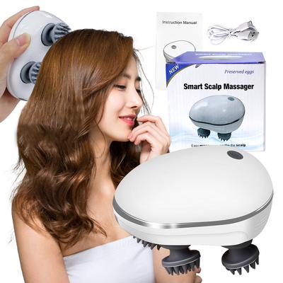 Elektrische Hoofdhuid Massager 4 Knedende Vibratie Waterdichte Lichaams Diepe Weefsel Massager voor Haargroei Ontspanning Multi Huisdier Klauw