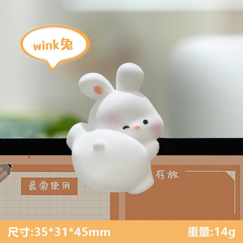 Creative Cartoon Party Park Cute Mini Car Widget Office Desktop Decoration Cute Little Pink Pig Cat Desktop Figurines Miniatures