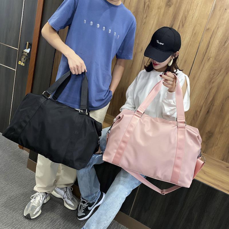 New large-capacity waterproof Oxford cloth short-distance travel bag, luggage bag, fitness sports bag, training bag.
