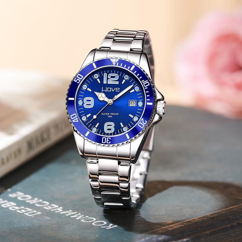 Domineering Fashion High-End Light Luxury Business Automatic Quartz Steel Belt Digital Men S Watch Naked watch