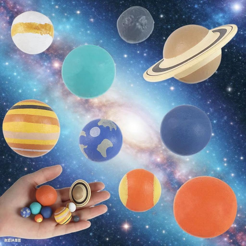 Star Models Modely osmi planet sluneční soustavy Vesmírné planetární ozdoby Devět planet Vesmírné hračky Dětská raná výchova