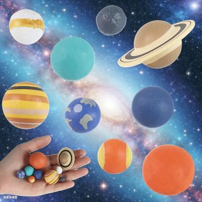 Star Models Modelos de los Ocho Planetas del Sistema Solar Adornos de Planetas del Universo Nueve Planetas Juguetes Espaciales Educación Temprana para Niños
