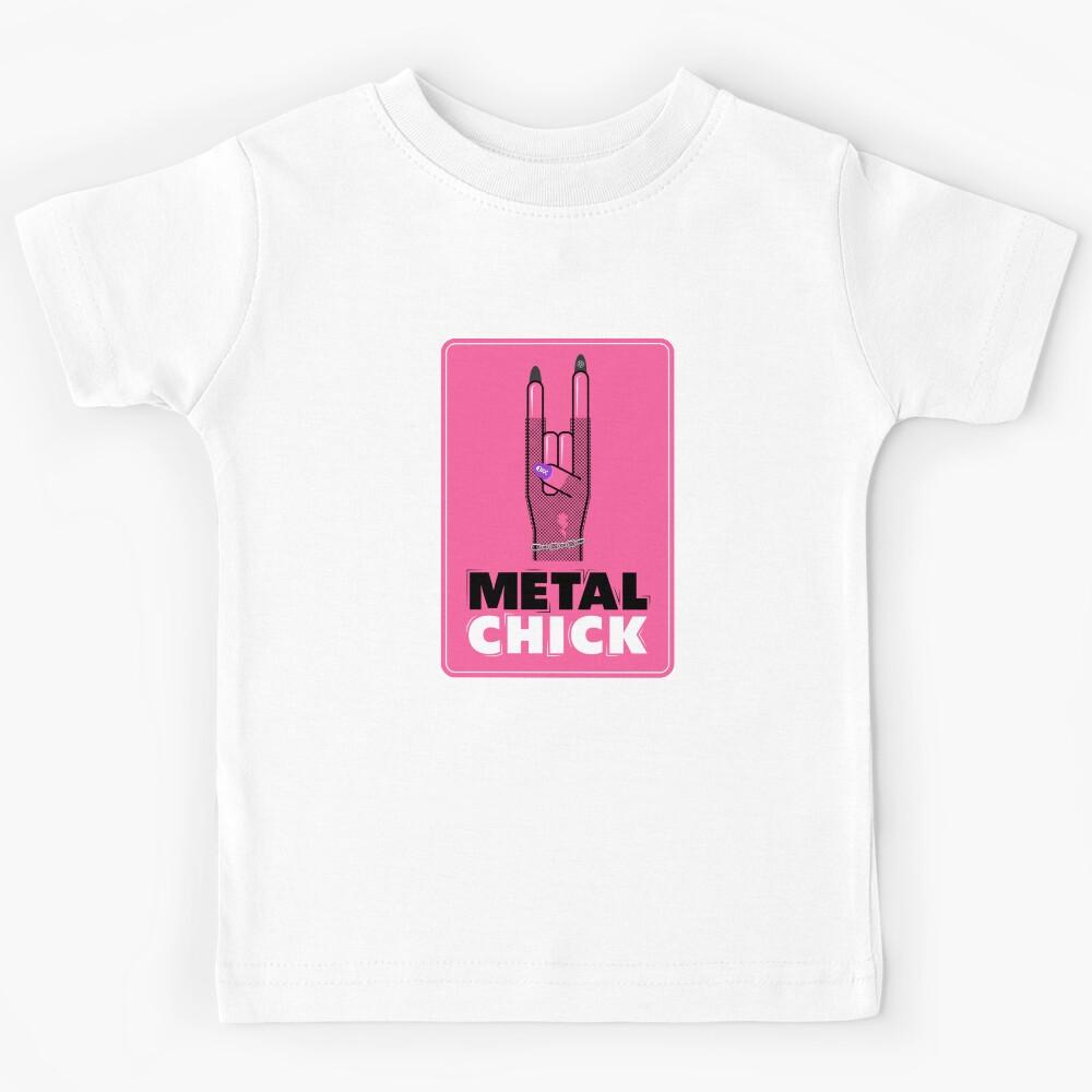 Metal Chick Kids T-Shirt 140