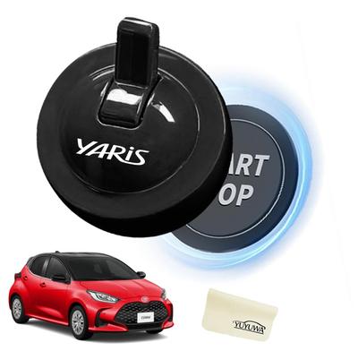 YUYUWA Toyota Yaris Engine Start Innovative and DIY Automotive Zinc Unique Design Button/Lever Cover, Push-to-Start Button, 60-Second Installation,