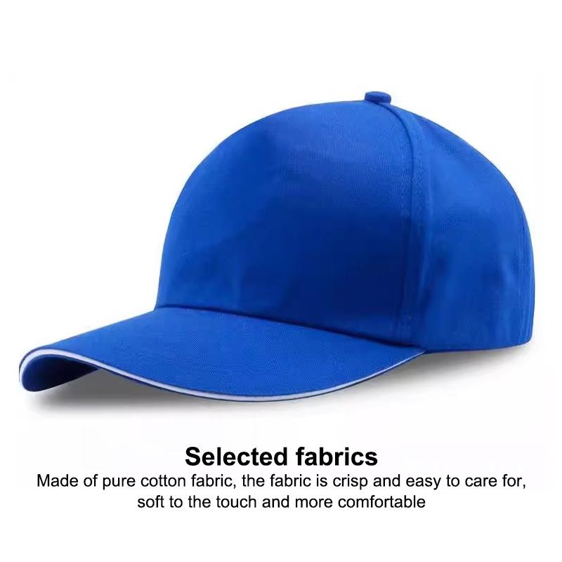 100% Cotton Custom Baseball Cap Diy Letter Embroidery Snapback Hats Women Men