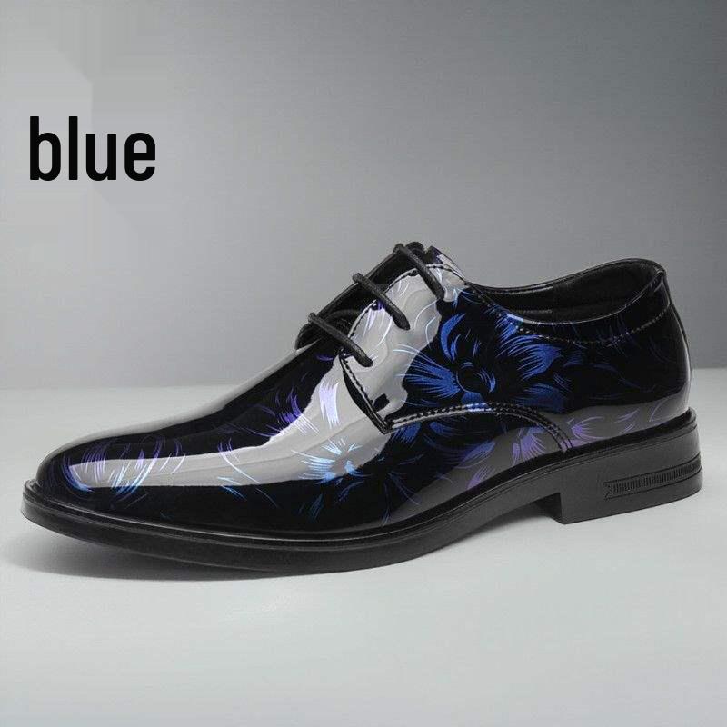 Herren Koreanischer Stil Formelle Lederschuhe - Vielseitig, Atmungsaktiv, Lässig, Übergröße, Ideal für Frühling & Herbst, Hochzeiten & Geschäft