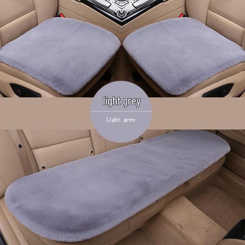 Set Universal de Perne de Pluș din Lână pentru Scaune Auto pentru Dongfeng Nissan Livina - Cald de Iarnă, Trei Piese