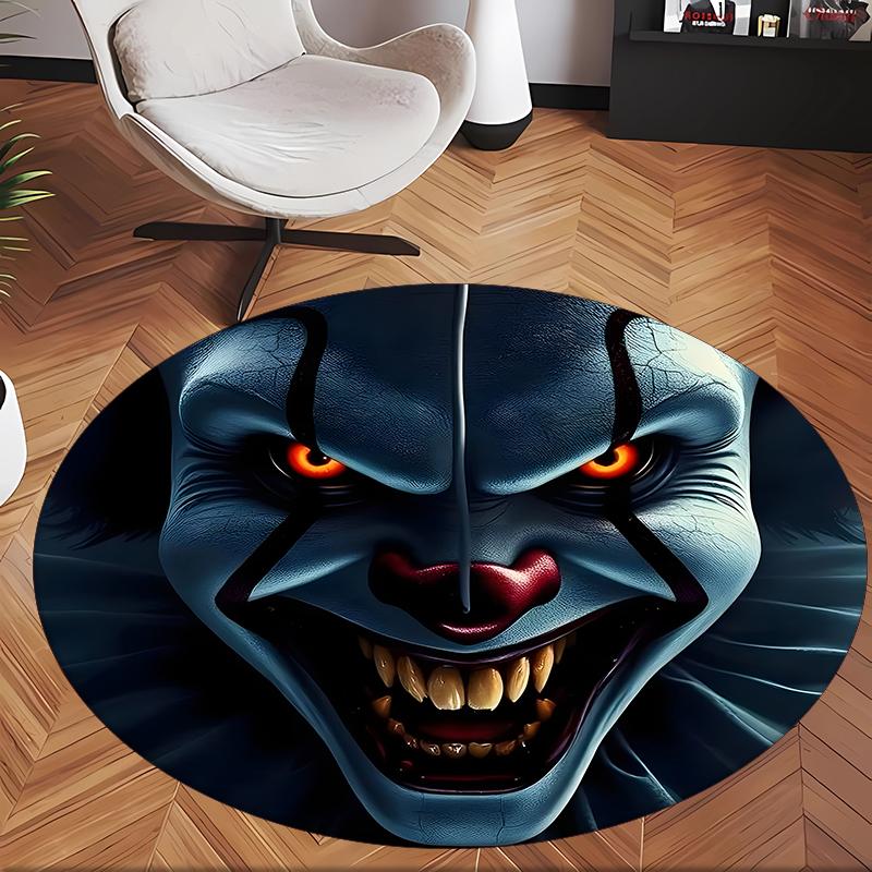 Pennywise (38) Round Office Rug Decorative Floor Rug for Office Bedroom Living Room and Home Space