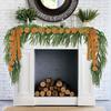 Feliuțe de Portocală Naturale Uscate de 3m – Ghirlandă de Portocale Uscate – Decor de Crăciun pentru Interior, Ușa de Intrare, Șemineu și Bradul de Crăciun