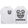 Rock Band Radiohead Print T Shirt Unisex Frauen Mode Vintage Lose T Shirts Sommer Casual Reine Baumwolle T-shirt Hip Hop streetwear