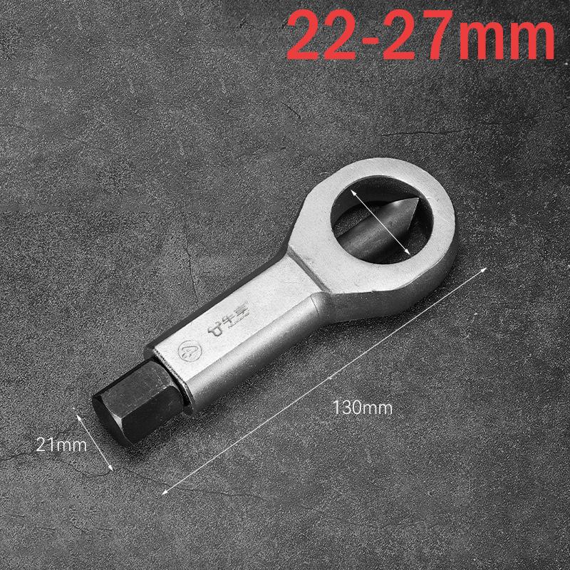 Rusty Nut Wrench Damaged Screw Separation 9-27mm Splitter Portable Manual Remover Spanner Steel Wrench Hex Extractor Car Tools