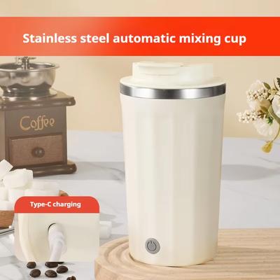 Automatischer Mischbecher, wiederaufladbarer Lazy Mug, tragbarer elektrischer magnetischer Drehbecher, Kaffeebecher, Proteinpulver-Mischbecher