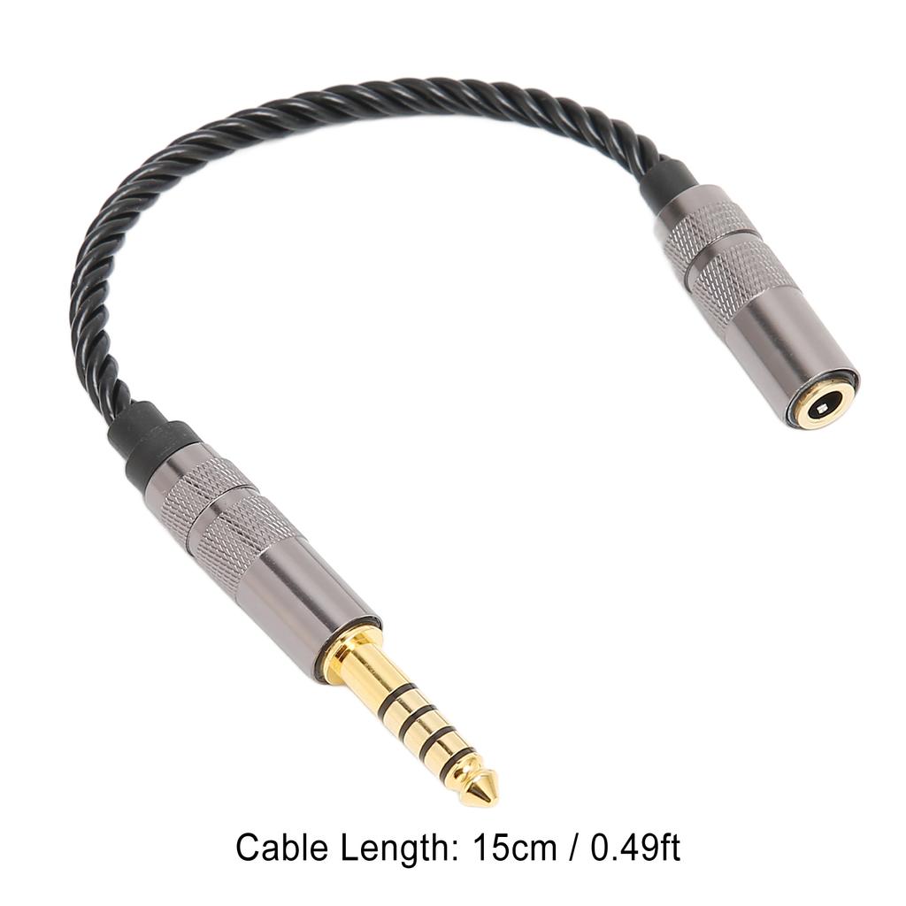 Headphone Adapter Cable Gold Plated 4.4MM Balanced Male To 3.5MM Stereo Female Adapter Cord Headphone Cord