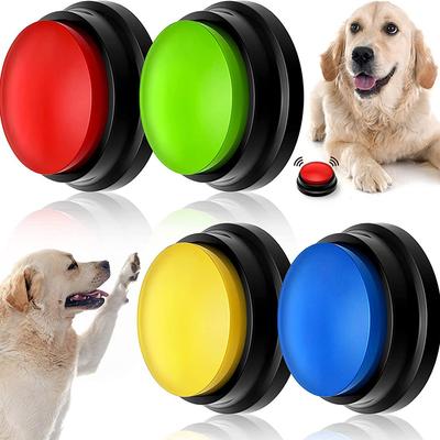 Leksaker för husdjur Röstinspelningsknapp Hundknappar för kommunikation Husdjursträning Summer Inspelningsbar Pratsam Knapp Intelligensleksak