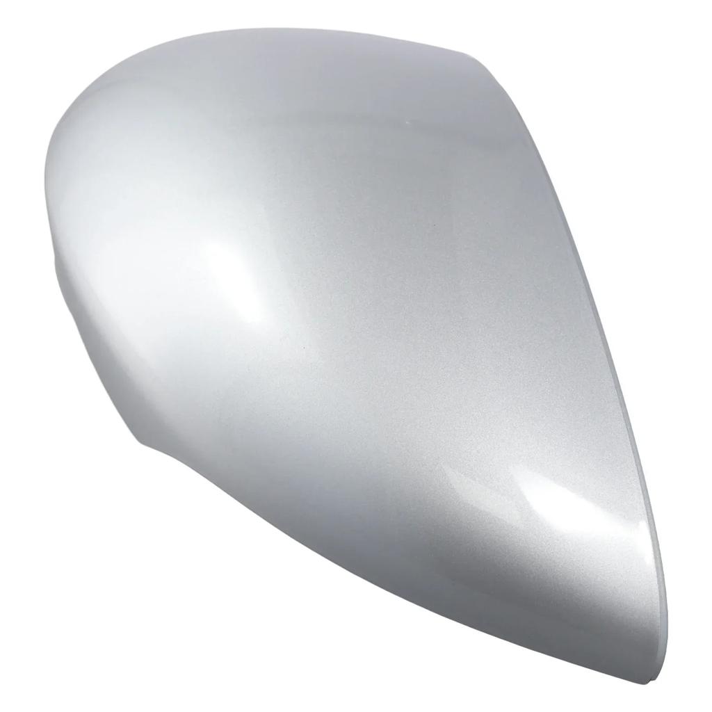 ABS Plastic Cover Door Mirror Cover Automotive Accessories Long Service Life Seamless Fit Silver Car Replacement Part