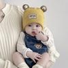 Baby Hat: Newborn Cotton Wool Cap for Autumn/Winter with Fontanelle Protection. Suitable for Premature and Young Infants.