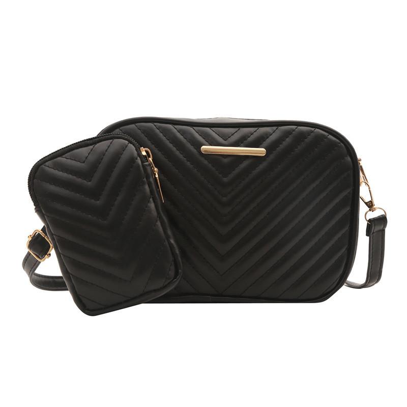 Fashionable Korean Inspired Solid Color Small Square Handbag 2024 New Trendy Design With Adjustable Shoulder Strap For Comfort