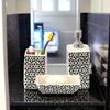 Ceramic Bathroom Accessories Set of 3 | Modern Luxury Bath Set with 300ml Soap Dispenser, Toothbrush Holder & Soap Dish | Home Decor Items