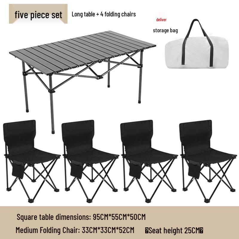 Portable Outdoor Folding Chair with Backrest for Camping and Art Sketching